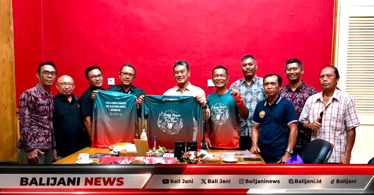 Ilustrasi lintasan lari lintas alam di kawasan Desa Wisata Sudaji, Buleleng