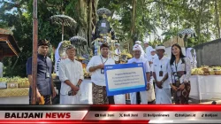 BRI Peduli Salurkan Bantuan TJSL untuk Pembangunan Bataran dan Batas Setra Desa Adat Besang Kawan Tohjiwa