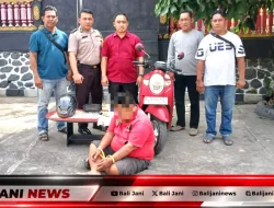 Pura-pura Cari Anak Bolos, Pria Gemuk Bersepeda Motor Merah Nekat Curi Emas Rp60 Juta di Kubutambahan
