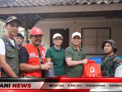 Bupati Satria Tinjau dan Serahkan Bantuan Korban Kebakaran di Desa Negari