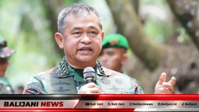 Kasad Jenderal TNI Maruli Simanjuntak saat meninjau lokasi Jembatan Pongpet di Pangandaran