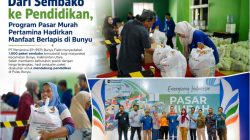 Satu Paket Sembako, Dua Manfaat: Pasar Murah Pertamina EP Ikut Dukung Pendidikan di Bunyu