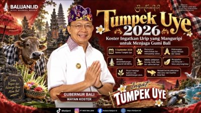Gubernur Bali Wayan Koster menyampaikan imbauan perayaan Rahina Tumpek Uye dengan prinsip Urip Manguripi untuk menjaga harmoni alam Bali