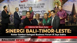 Sinergi Bali–Timor-Leste: Koster Sambut Delegasi Business Forum di Jaya Sabha