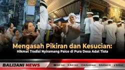 Mengasah Pikiran dan Kesucian: Hikmat Tradisi Nyiramang Paice di Pura Desa Adat Tista