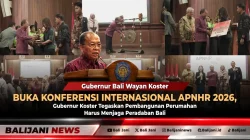 Buka Konferensi Internasional APNHR 2026, Gubernur Koster Tegaskan Pembangunan Perumahan Harus Menjaga Peradaban Bali
