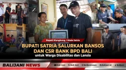 Bupati Satria Salurkan Bansos dan CSR Bank BPD Bali untuk Warga Disabilitas dan Lansia