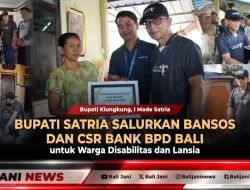 Bupati Satria Salurkan Bansos dan CSR Bank BPD Bali untuk Warga Disabilitas dan Lansia