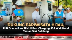 Dukung Pariwisata Hijau, PLN Operasikan SPKLU Fast Charging 50 kW di Hotel Taman Sari Buleleng