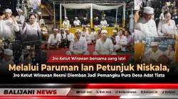 Melalui Paruman lan Petunjuk Niskala, Jro Ketut Wirawan Resmi Diemban Jadi Pemangku Pura Desa Adat Tista