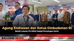 Agung Endrawan dan Ketua Ombudsman RI Bekali Lulusan FH UNAS Hadapi Persaingan Karier