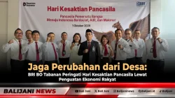 Jaga Perubahan dari Desa: BRI BO Tabanan Peringati Hari Kesaktian Pancasila Lewat Penguatan Ekonomi Rakyat