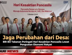 Jaga Perubahan dari Desa: BRI BO Tabanan Peringati Hari Kesaktian Pancasila Lewat Penguatan Ekonomi Rakyat
