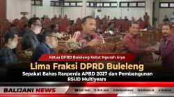 Lima Fraksi DPRD Buleleng Sepakat Bahas Ranperda APBD 2027 dan Pembangunan RSUD Multiyears