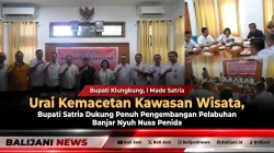 Urai Kemacetan Kawasan Wisata, Bupati Satria Dukung Penuh Pengembangan Pelabuhan Banjar Nyuh Nusa Penida