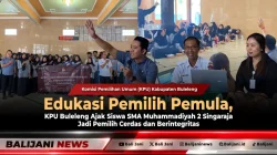 Edukasi Pemilih Pemula, KPU Buleleng Ajak Siswa SMA Muhammadiyah 2 Singaraja Jadi Pemilih Cerdas dan Berintegritas