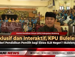 Inklusif dan Interaktif, KPU Buleleng Beri Pendidikan Pemilih bagi Siswa SLB Negeri 1 Buleleng