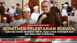 Komitmen Pelestarian Budaya, Gubernur Koster Serahkan CSR St. Regis untuk Kelompok Seni dan Desa Adat di Buleleng