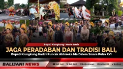 Jaga Peradaban dan Tradisi Bali, Bupati Klungkung Hadiri Puncak Abhiseka Ida Dalem Smara Putra XVI