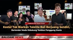 Koster Tak Biarkan Talenta Bali Berjuang Sendiri, Bartender Muda Didukung Tembus Panggung Dunia