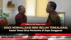 Janji Normalisasi BBM Belum Terealisasi, Koster Temui Dirut Pertamina di Depo Sanggaran