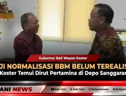 Janji Normalisasi BBM Belum Terealisasi, Koster Temui Dirut Pertamina di Depo Sanggaran