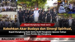 Kokohkan Akar Budaya dan Sinergi Spiritual, Bupati Klungkung Made Satria Hadiri Rangkaian Upacara Yadnya di Nusa Penida dan Klungkung
