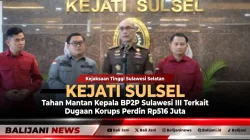 Kejati Sulsel Tahan Mantan Kepala BP2P Sulawesi III Terkait Dugaan Korupsi Perdin Rp516 Juta