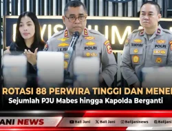 Polri Rotasi 88 Perwira Tinggi dan Menengah, Sejumlah PJU Mabes hingga Kapolda Berganti