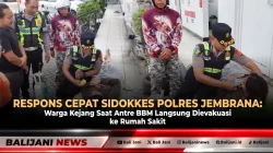 Respons Cepat Sidokkes Polres Jembrana: Warga Kejang Saat Antre BBM Langsung Dievakuasi ke Rumah Sakit