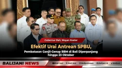 Efektif Urai Antrean SPBU, Pembatasan Ganjil-Genap BBM di Bali Diperpanjang hingga 23 Oktober