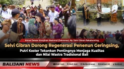 Selvi Gibran Dorong Regenerasi Penenun Geringsing, Putri Koster Tekankan Pentingnya Menjaga Kualitas dan Nilai Wastra Tradisional Bali