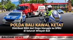 Polda Bali Kawal Ketat Distribusi BBM dari Depo Manggis ke SPBU di Seluruh Wilayah Bali