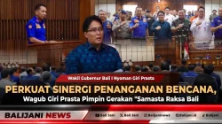 Perkuat Sinergi Penanganan Bencana, Wagub Giri Prasta Pimpin Gerakan “Samasta Raksa Bali
