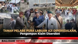 Tanah Pelabe Pura Labuan Aji Dipersoalkan, Pengempon Klaim Diserobot